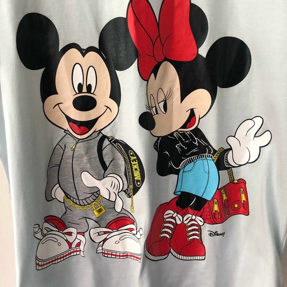 MOSCHINO for H&M Mickey & Minnie Mouse T Shirt - Picture 5 of 6